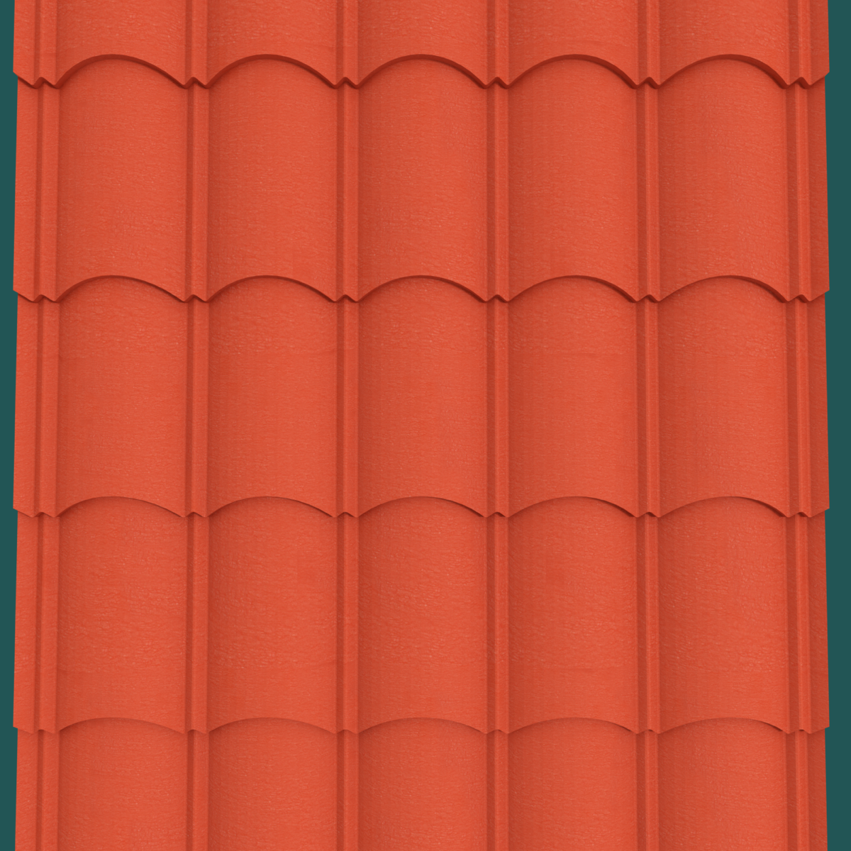 Orientile 28G Tile Red Textured Roofing Sheet